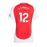 Echipament fotbal Arsenal Jurrien Timber #12 Tricou Acasa 2024-25 pentru femei maneca scurta